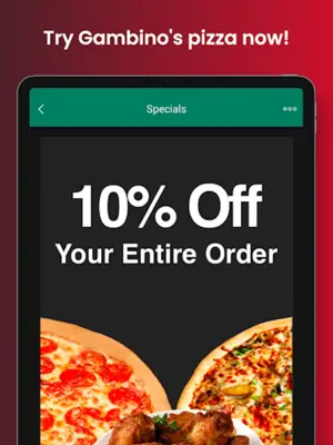 Gambino's Pizza android App screenshot 0